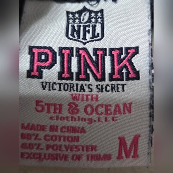 PINK Victoria's Secret Vintage NFL New England Patriots Hoodie/Sweats Sweatsuit - Picture 12 of 12